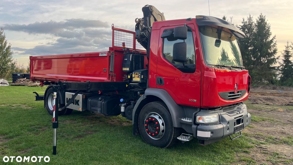 Renault Midlum 18 Dmc Hds Fassi 120 XP Sterowanie Radiowe 5-6 funkcja wyjście na rotator + Wywrotka Dautel Stan Wzorowy Sprowadzona (nie Palfinger Hiab Meiller Kipper Kh Kipper Schwarzmuller) - 19