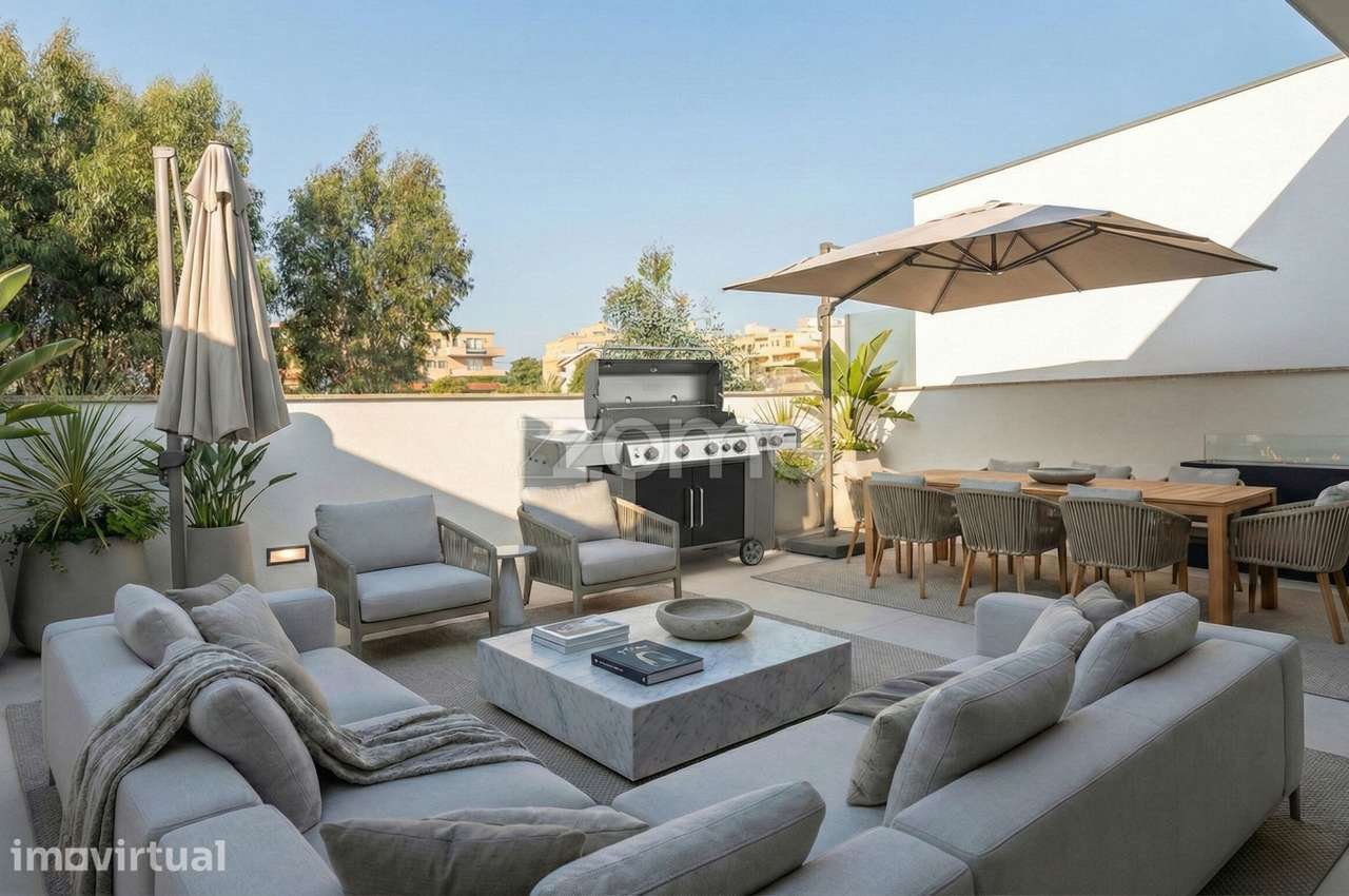 Moradia Luxo T4 com piscina aquecida na praia da Madalena - Grande imagem: 4/60