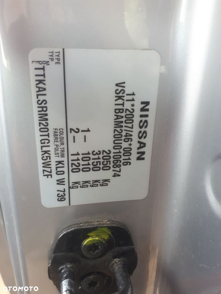 NISSAN NV200 1.5 DCI K9K OSŁONA PRZECIWSŁONECZNA PRAWA LEWA - 11