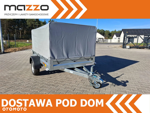 Neptun DOSTAWA Przyczepka 202x114x115cm N7-202 ptb Lekka przyczepa jednoosiowa ze stelażem i plandeką h-115cm! GN218