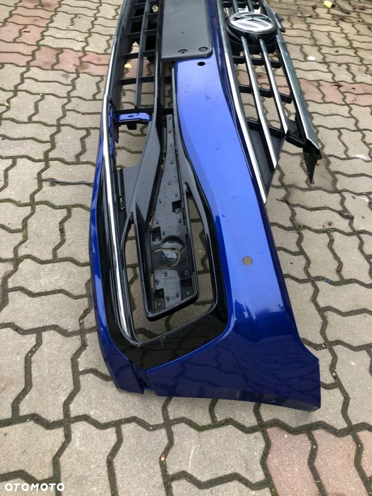 VW PASSAT B8 LIFT R-LINE GTE ZDERZAK PRZÓD GRILL - 5