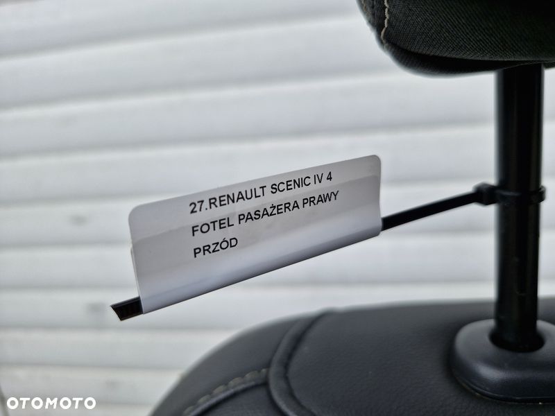RENAULT SCENIC IV 4 FOTEL PASAŻERA PRAWY PRZÓD - 7