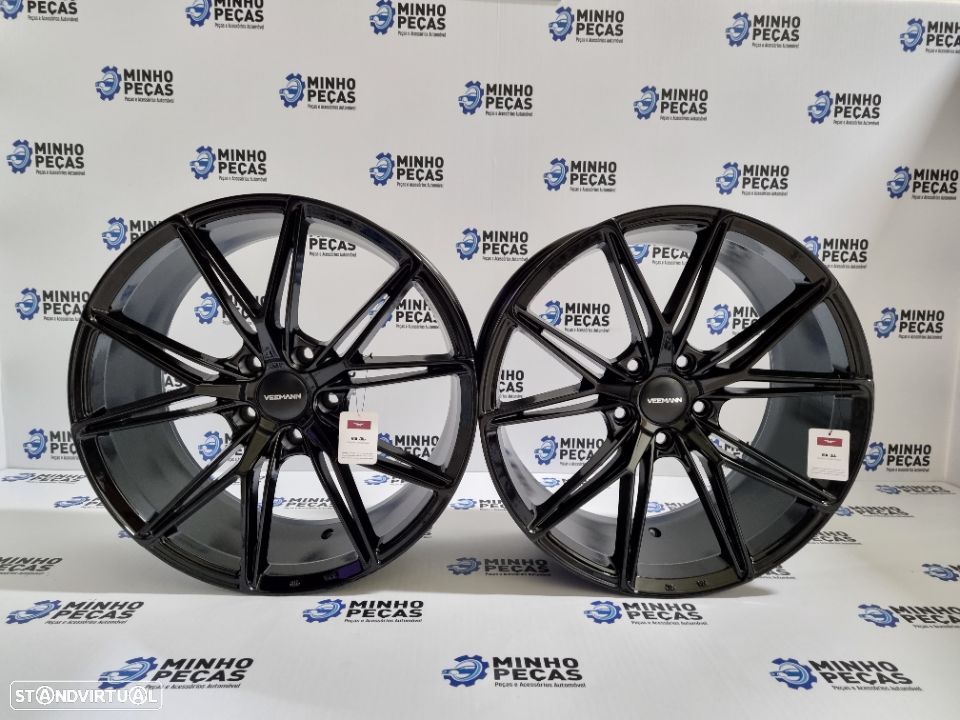 Jantes Veemann (V-FS49) em 19" (5x120) Preto Brilho - 1