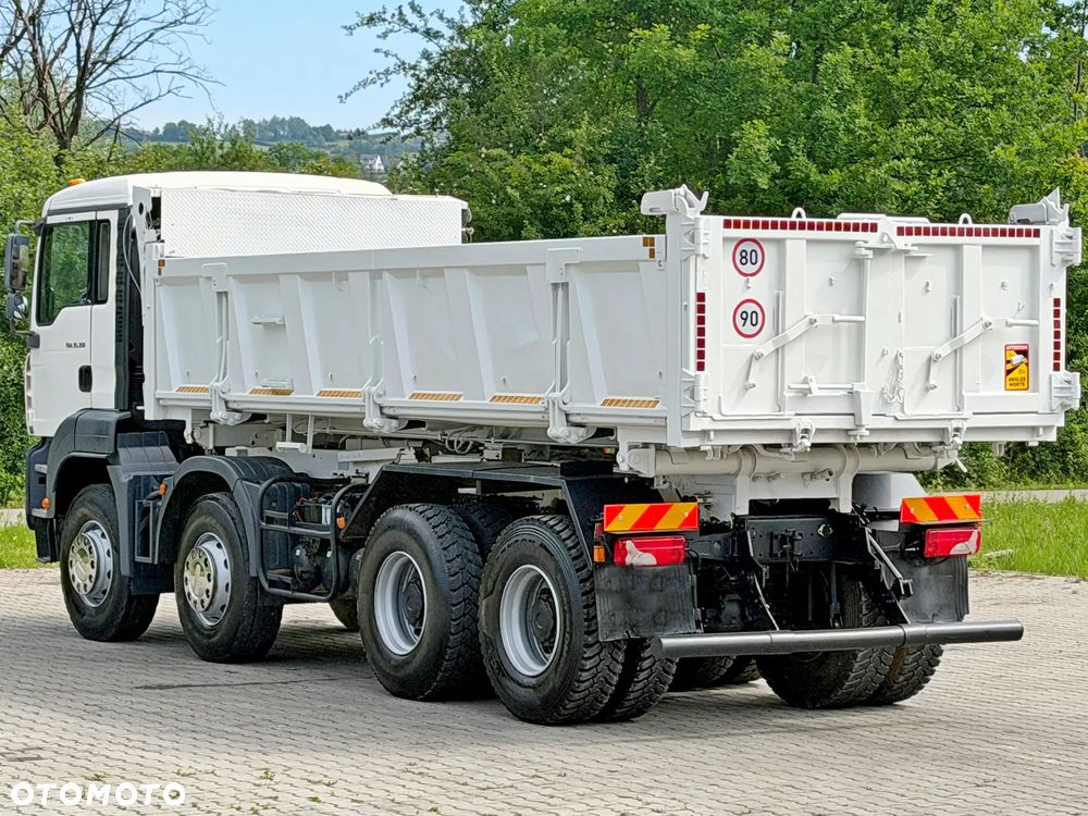 MAN TGA 35.350 * WYWROTKA 6,20 m + BORDMATIC * STAN BDB * 8x4 - 7