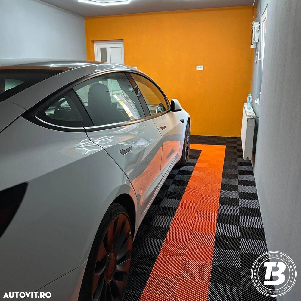 Pardoseala Modulara pentru Garaj si Ateliere Detailing - Portocalie - 3
