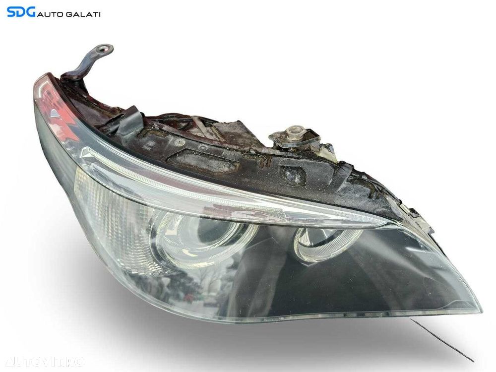 Far Dreapta EUROPA cu Xenon BMW Seria 5 E60 E61 2003 - 2007 Cod 7189312 (Ureche Lipsa) [LS0716] - 5