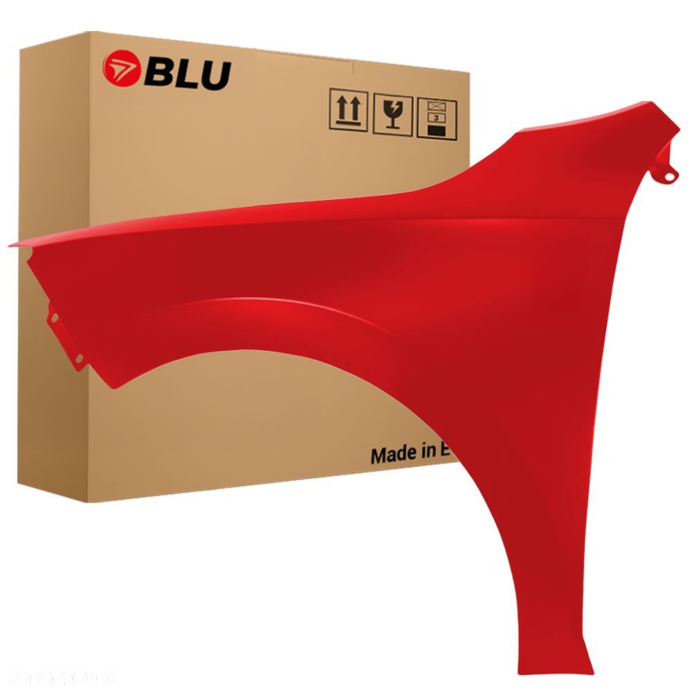 BLU Błotnik SEAT TOLEDO IV 4 LS3H Lewy Czerwony 2012-2019 przód RojoEmocion bez otworu na migacz - 1