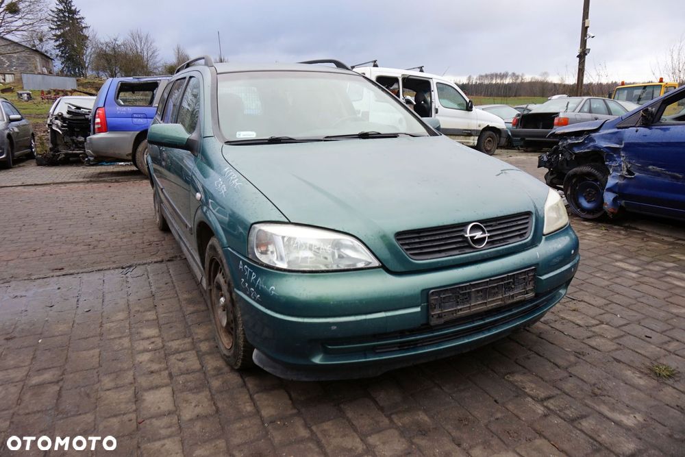 OPEL ASTRA II G KOMBI 2001 Z387 1.6 16V Z16XE 100KM ZIELONY na części - 7