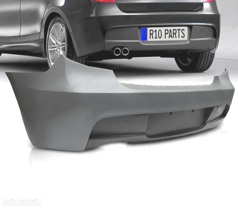PÁRA-CHOQUES TRASEIRO BMW E87 E81 04-11 SEM PDC LOOK M - 2