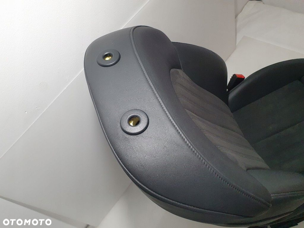 AUDI A6 C7 4G 2015r FOTEL PASAŻERA SKÓRA ALCANTARA GRZANY ELEKTRYCZNY IDEAŁ - 12