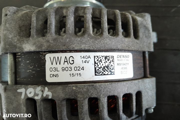 Alternator 03L903024 03L903024 Volkswagen VW Tiguan 1 [facelift] 5N [ - 5