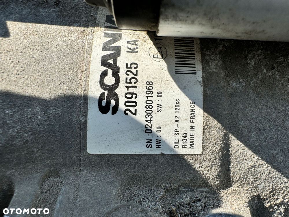 scania r s ngs sprężarka klimatyzacji postojowej 2091525 - 2