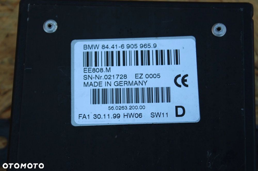 Moduł sterowania głosem BMW x5 e53 e38 z4 e85 6905965 - 2