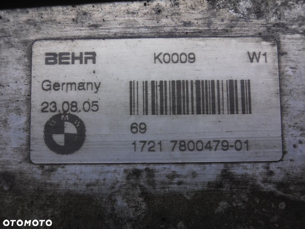 CHŁODNICA OLEJU SKRZYNI BIEGÓW BMW E60 E63 E65 7800479 2.5 DIESEL + WĄŻ - 2