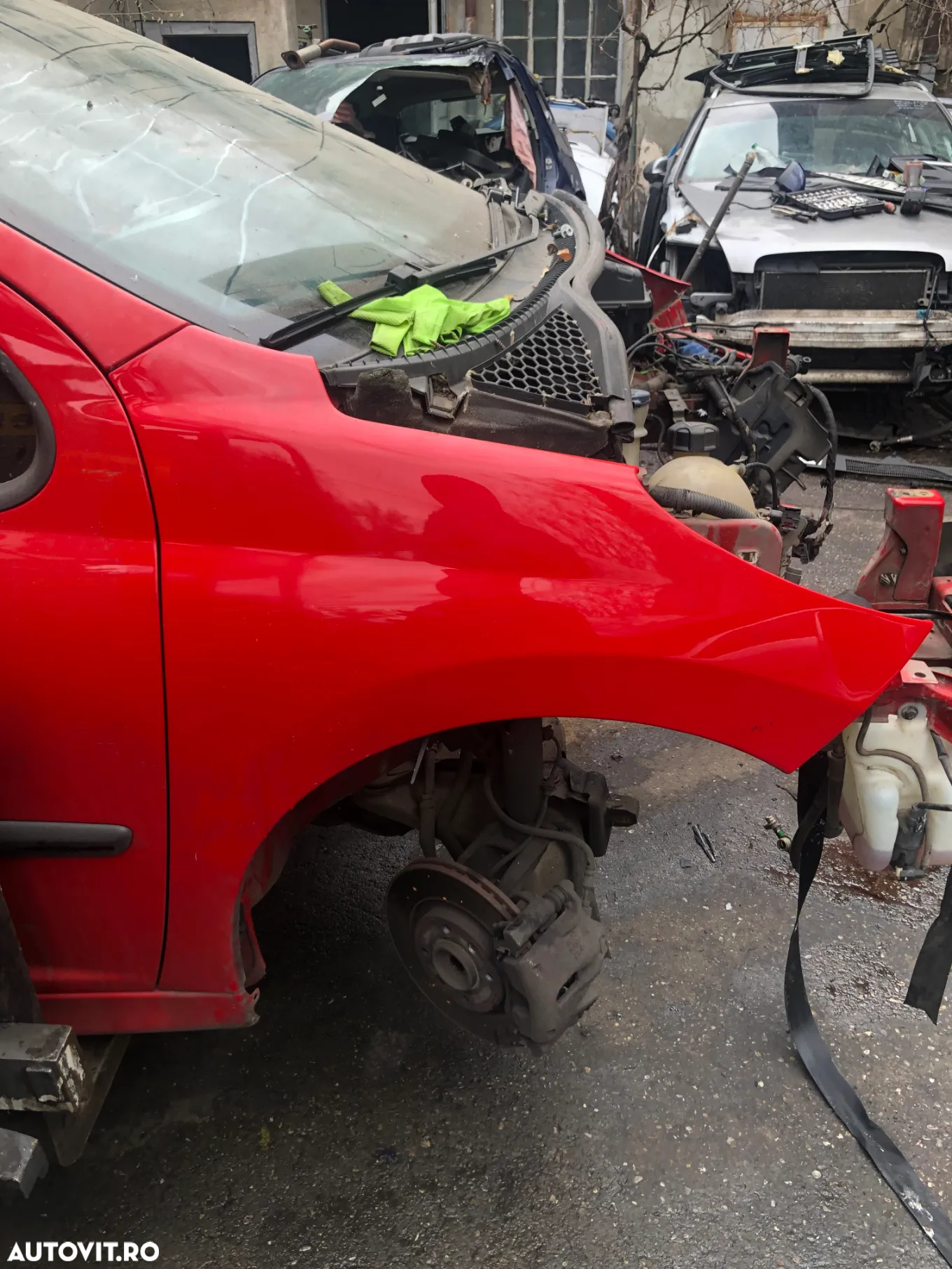 Aripa stanga/Aripa dreapta fata Peugeot 207 rosu - 7