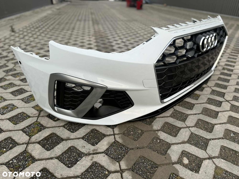 Audi A4 B9 Lift S Line Zderzak Przód Przedni 6xPDC 20-24 LS9R - 11