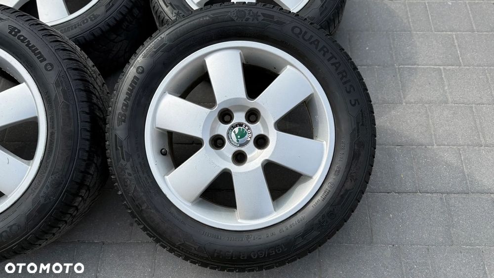 Koła r15 5x100 195/60 ET43 6J Skoda Seat audi VW alufelgi volkswagen 195/60/15 - 3