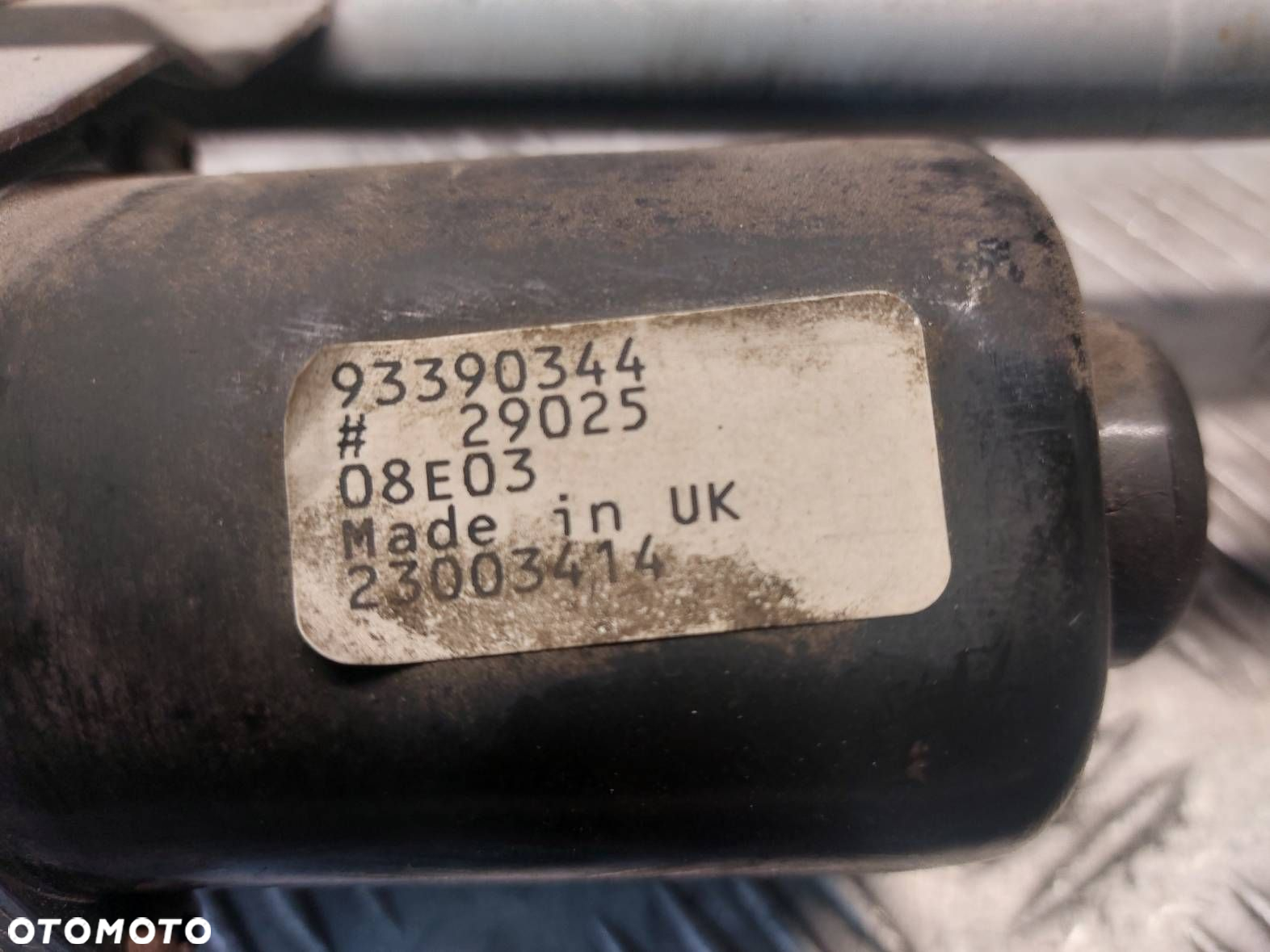 MECHANIZM WYCIERACZEK + SILNICZEK PRZÓD OPEL MERIVA A 93390344 - 5