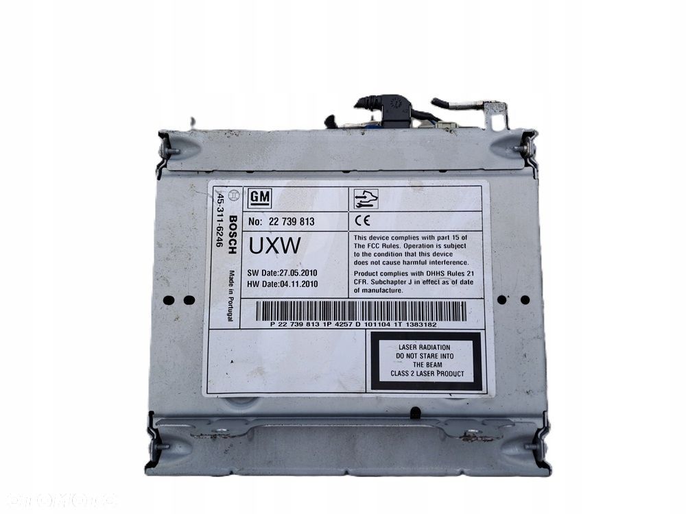 opel astra 4 iv j 09-15r radio cd nawigacja oryg 22739813 - 2