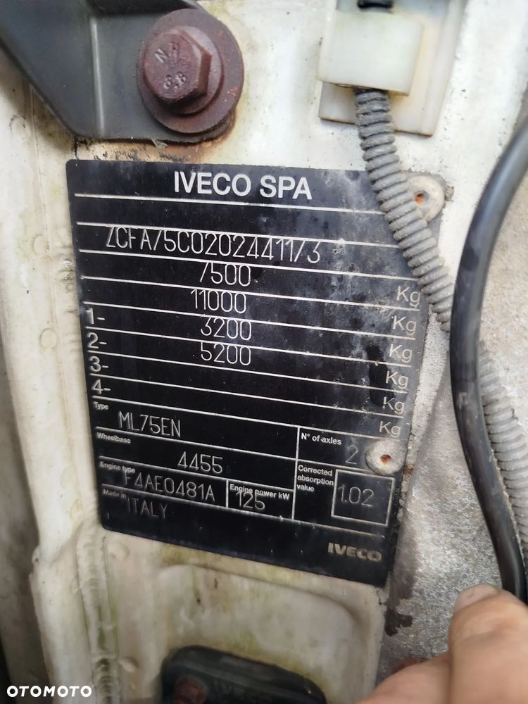 Iveco Eurocargo 75e17 Tector Niski przebieg rama laweta zwyżka wywrotka podnośnik koszowy - 5