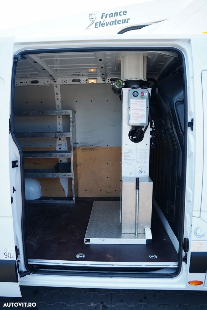 Renault MASTER / Platformă de lucru aeriană / Platformă de lucru metalică / Coș de ridicare FRANCE ELAVATEUR 121 Ft - 12 M / CAPACITATE MAXIMĂ DE RIDICARE 120 KG / EURO 6 - 26