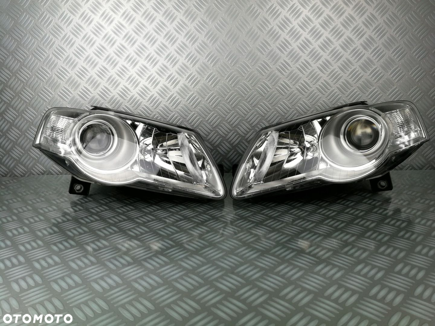 HELLA reflektor lampa lewa prawa przód przednia komplet VW PASSAT B6 05-10r - 3