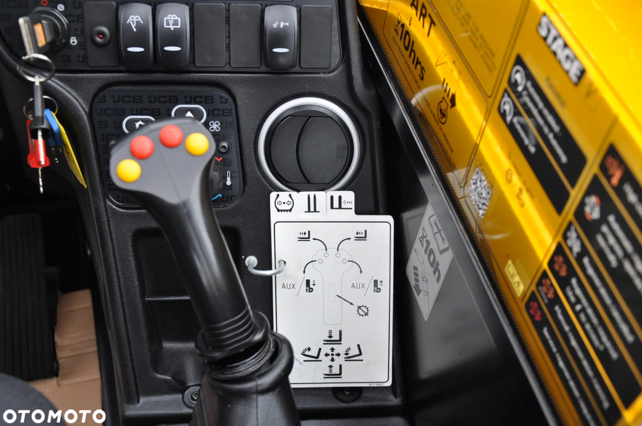 JCB 535-95 ŁADOWARKA TELESKOPOWA STAGE V 109 KM Mało MTG 572 Udźwig 3500 kg WYSOKOŚĆ ZAŁADUNKU 9,5 m Jak Nowa Klimatyzacja Widły do palet Szybkozłącze hydrauliczne - 11