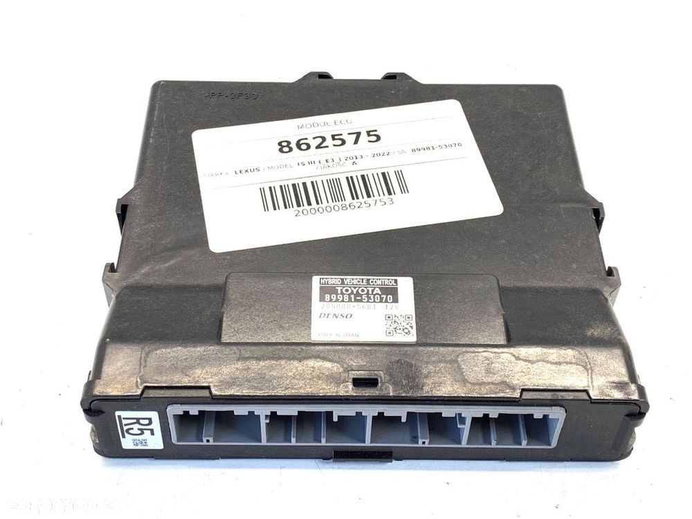 MODUŁ ECU  LEXUS IS III (_E3_) 2013 - 2022 300h (AVE30_) 133 kW [181 KM] Hybryda silnik benzynowy / - 1