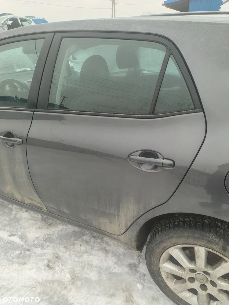 TOYOTA AURIS I 2008 5D DRZWI LEWE TYŁ TYLNE GOŁE 1G3 - 1
