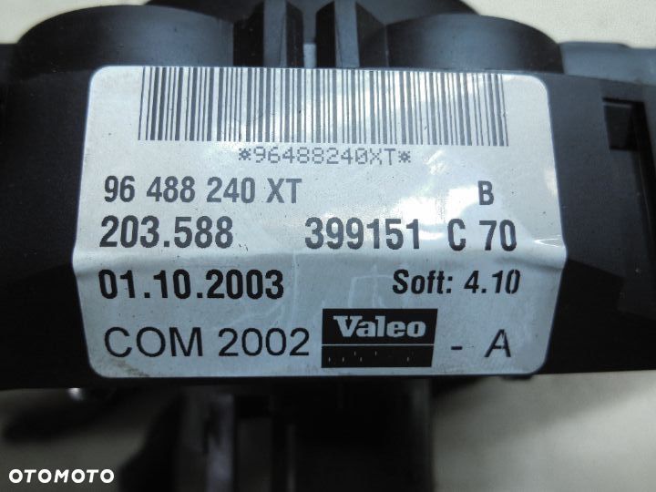 CITROEN C3 PLURIEL PRZEŁĄCZNIK ZESPOLON 96488240XT POSIADAM 2 SZTUKI AUTOMAT - 4