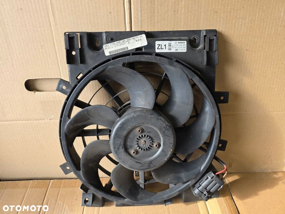 OPEL ASTRA H 1.8 WENTYLATOR CHŁODNICY 13126381 ZL1 - 1