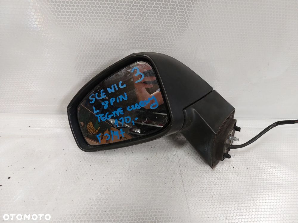- LUSTERKO ELEKTRYCZNE LEWE RENAULT SCENIC 3 III TEGNE CZARNY 8PIN - 4