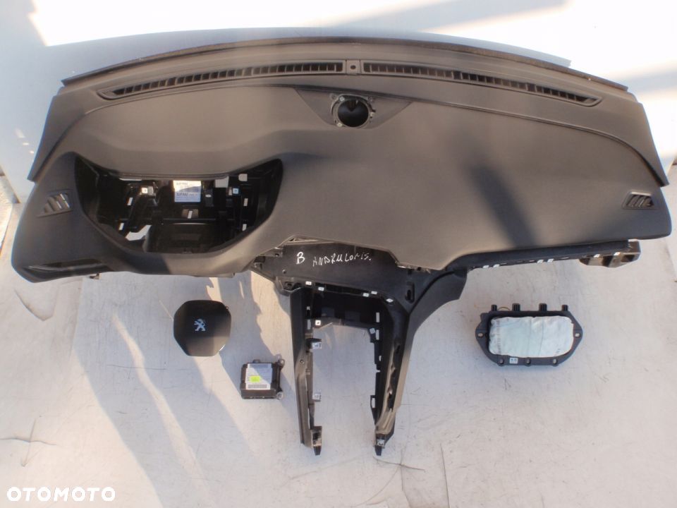 PEUGEOT 3008 DESKA KONSOLA KOKPIT PULPIT PÓŁKA PARAPET AIRBAG PODUSZKI NAPINACZE PASY PAS NAPRAWA !! - 4