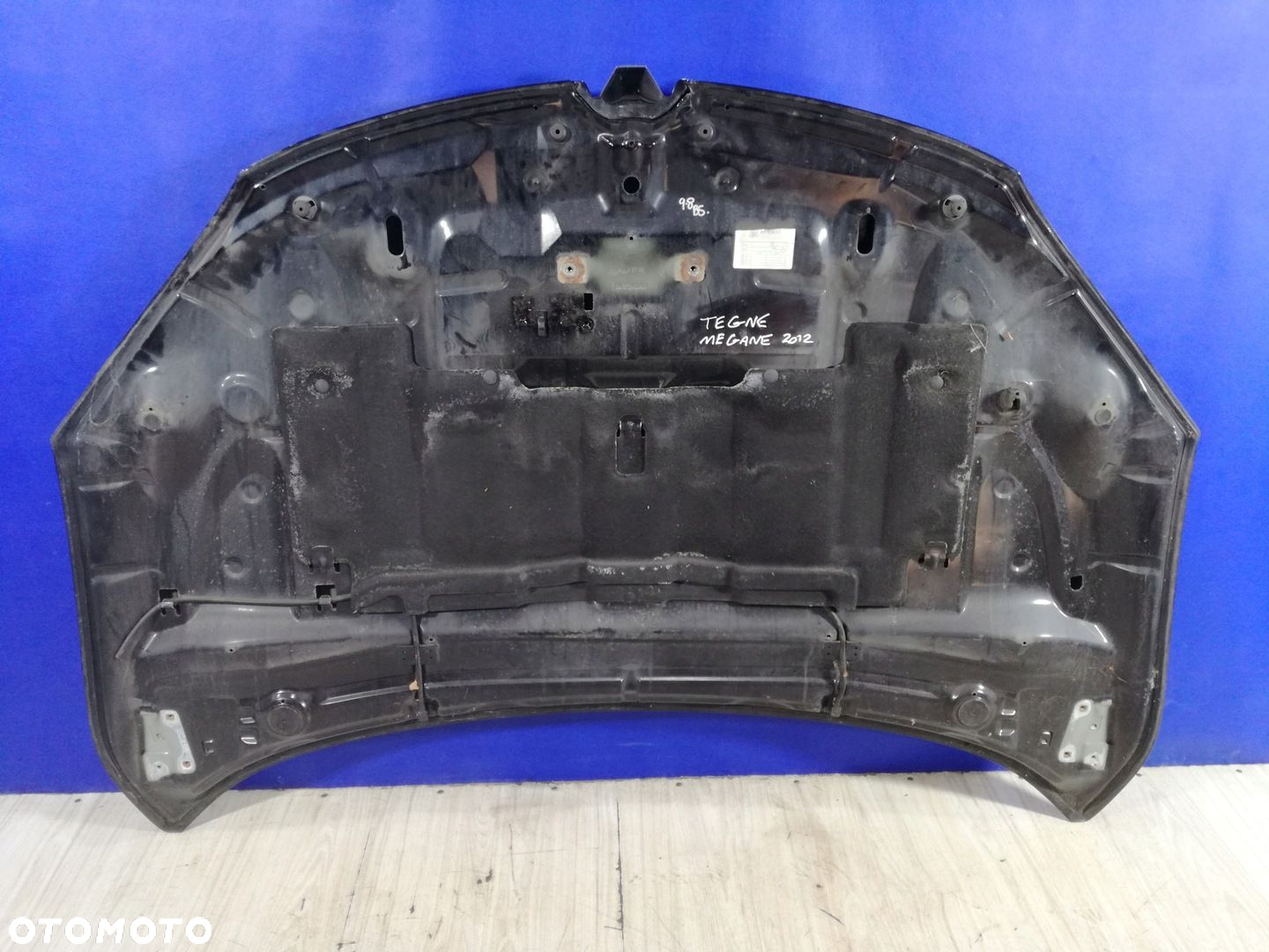 Renault Megane III 3 08/13 maska pokrywa klapa przód wygłuszenie TEGNE - 7