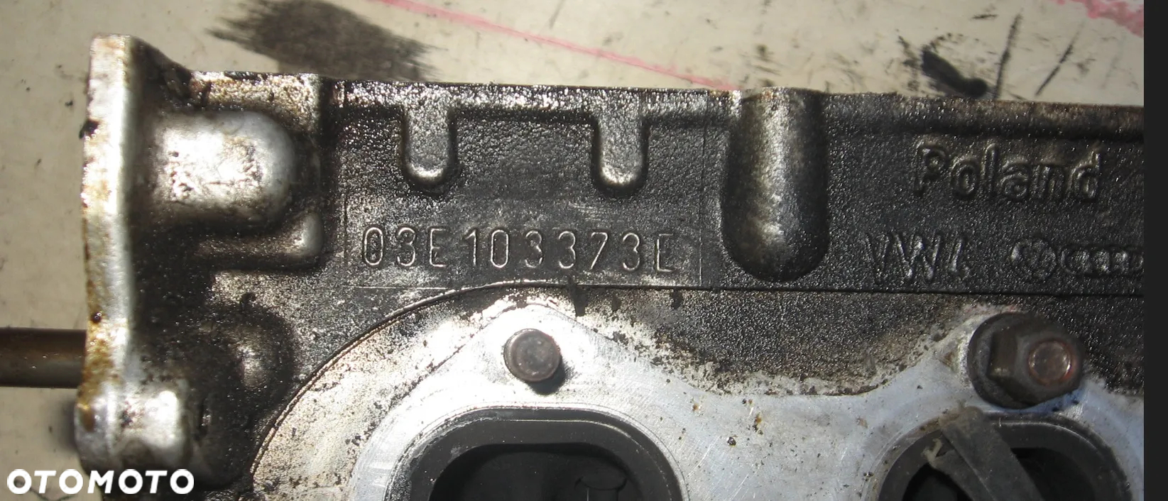 głowica POLO 6R 2010 - 2015 1.2 12V 03E103373E - 2