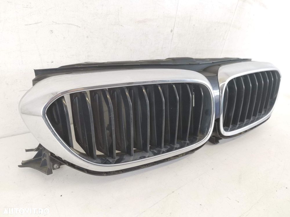Grila Radiator BMW Seria 5 G30 2016 2017 2018 2019 2020 Originala In S - 4