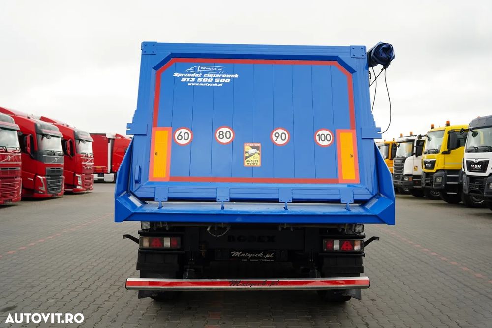 Bodex BASCULĂ  31 m3 / ALUMINIU / AXĂ RIDICATĂ / SAF / JANTE DIN ALIAJ / - 12