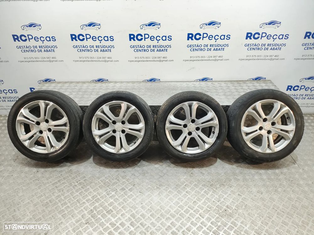 Conjunto de jantes 16 originais Peugeot 208 6J ET23 4x108 - 6