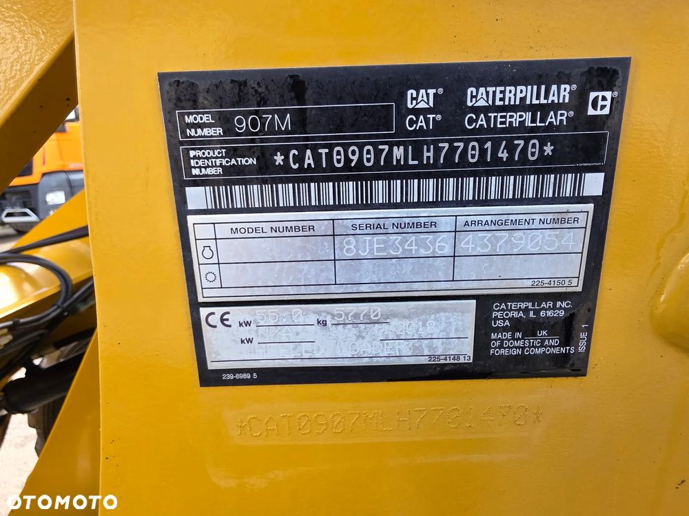 Caterpillar Cat 907M Łyżka +Widly Centr Smarowanie - 14