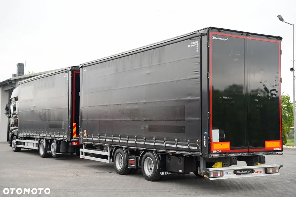DAF XF 480 / ZESTAW TANDEM 120 M3 / PRZEJAZDOWY / KLIMA POSTOJOWA / 7,7 M + 7,7 M / WECON / 2022 ROK - 7
