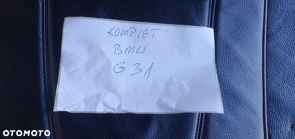 Fotele przód tył kanapa skóra komplet BMW 5 G30 - 14