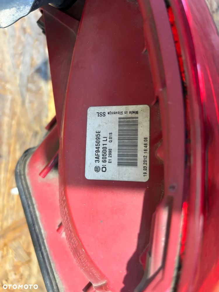 VW Passat B7 Kombi Lampa Tył Tylna Lewa 3AF945095E - 5