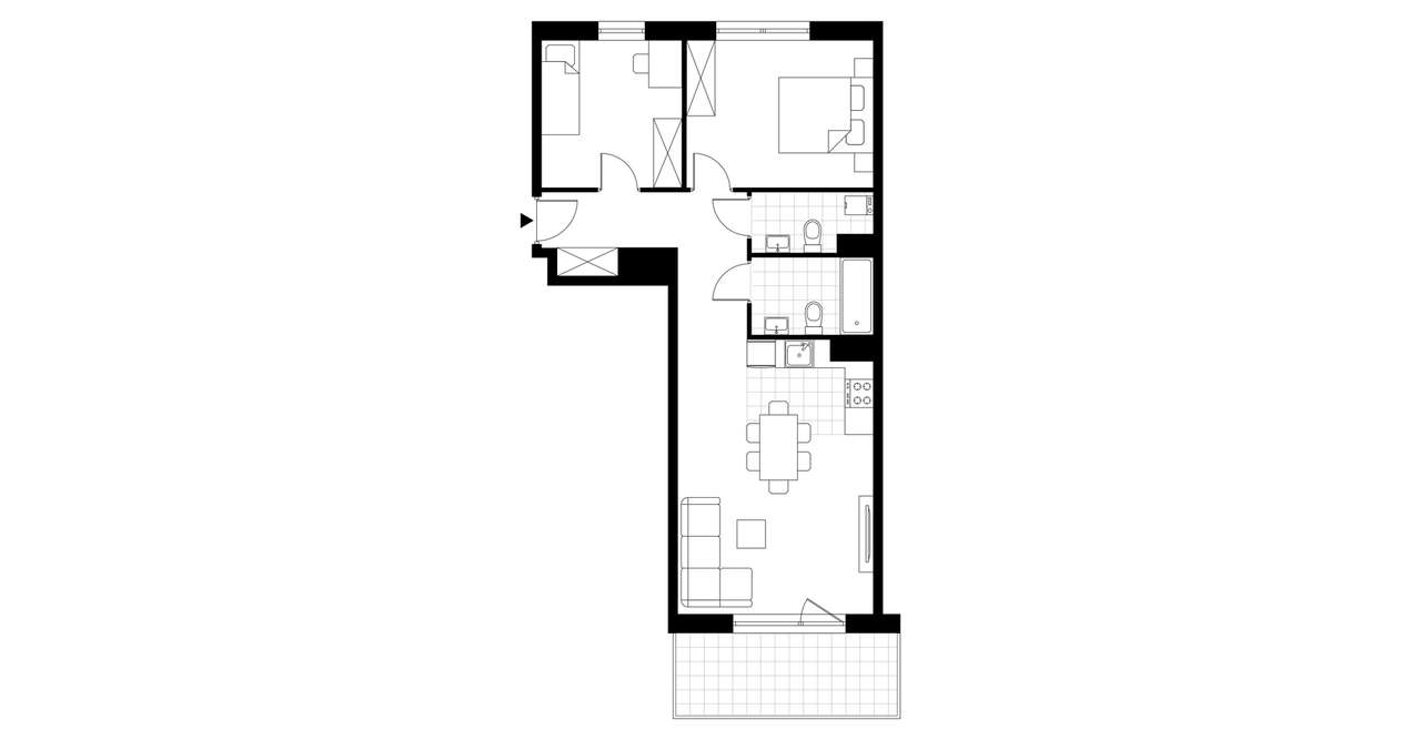 3-pokojowe mieszkanie 62m2 + balkon Bez Prowizji - Pełny obrazek: 3/23