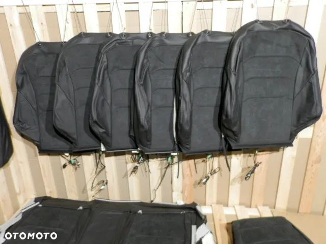 FOTEL FOTELE KANAPA SIEDZISKO TYLNEJ KANAPY POSZYCIE TAPICERKA SKÓRA ALCANTARA TITANSCHWARZ KWW VOLKSWAGEN ARTEON 3G8 ORYGINAŁ - 2