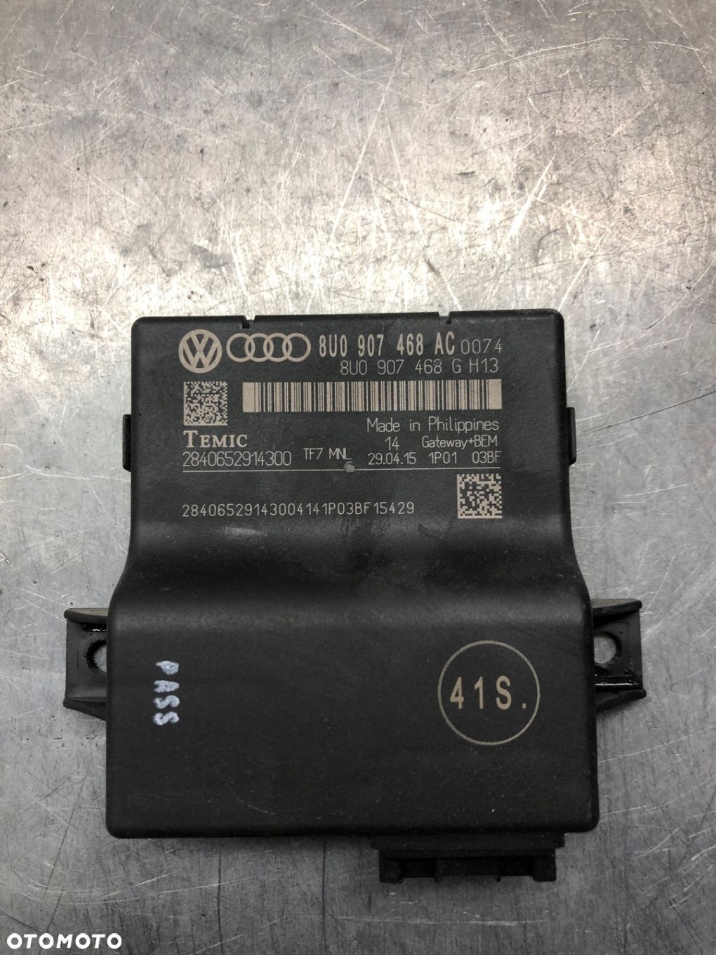 AUDI Q3 8U LIFT MODUŁ STEROWNIK GATEWAY 8U0907468AC - 1