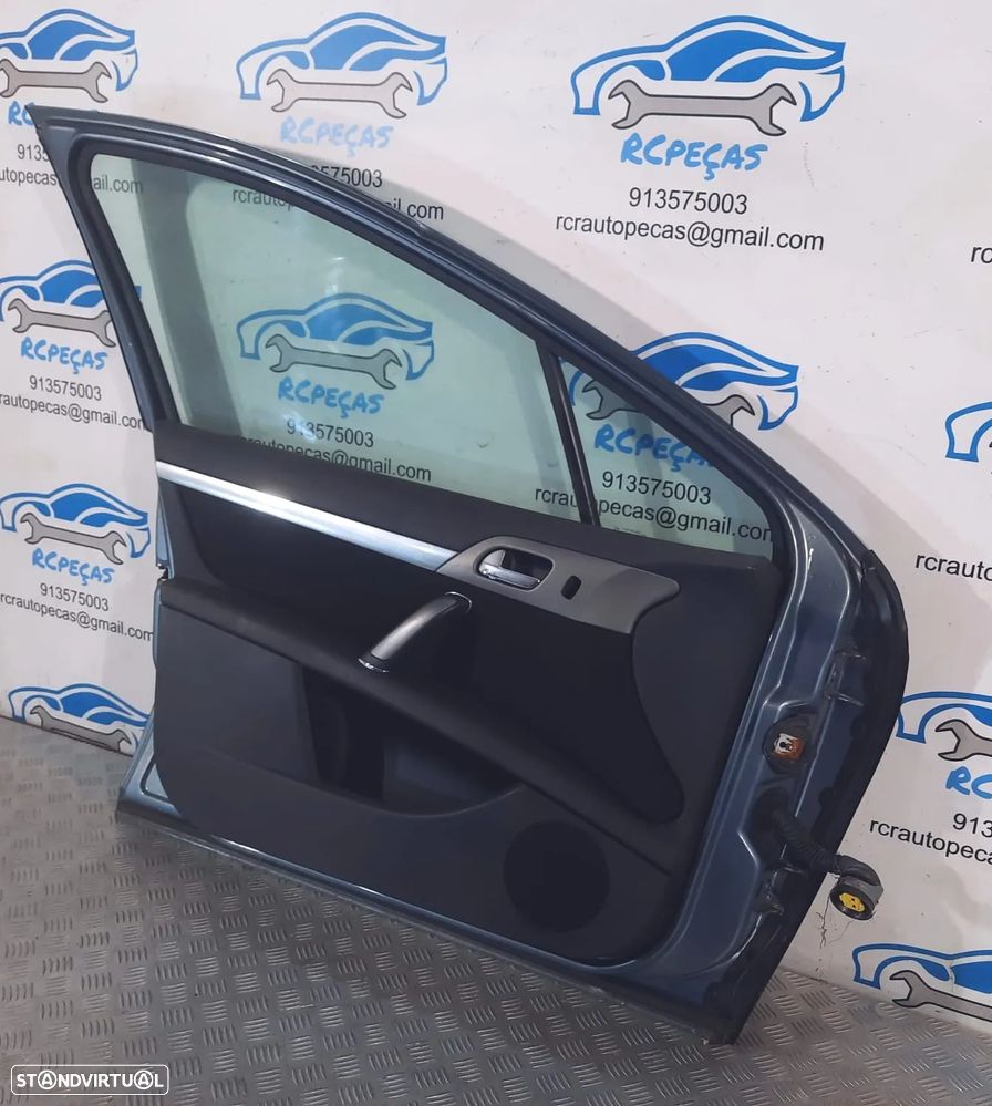 PORTA FRENTE FRONTAL ESQUERDA PEUGEOT 407 SW 1.6 HDI 16V 110CV 9002AL FECHO ELEVADOR MOTOR PUXADOR VIDRO RETROVISOR RETROVISORES - 2