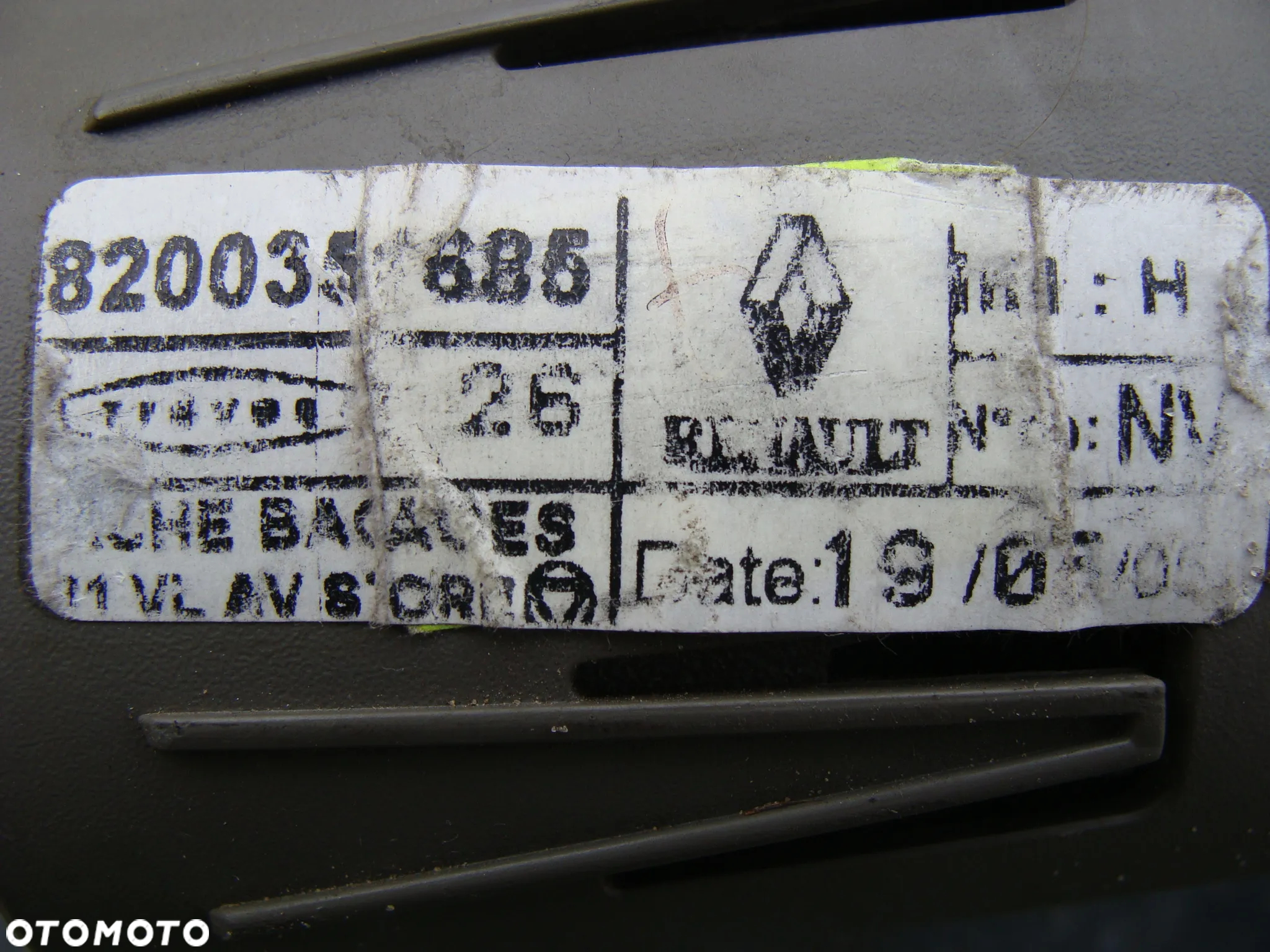 RENAULT GRAND ESPACE IV ROLETA BAGAŻNIKA 8200351685 - 5