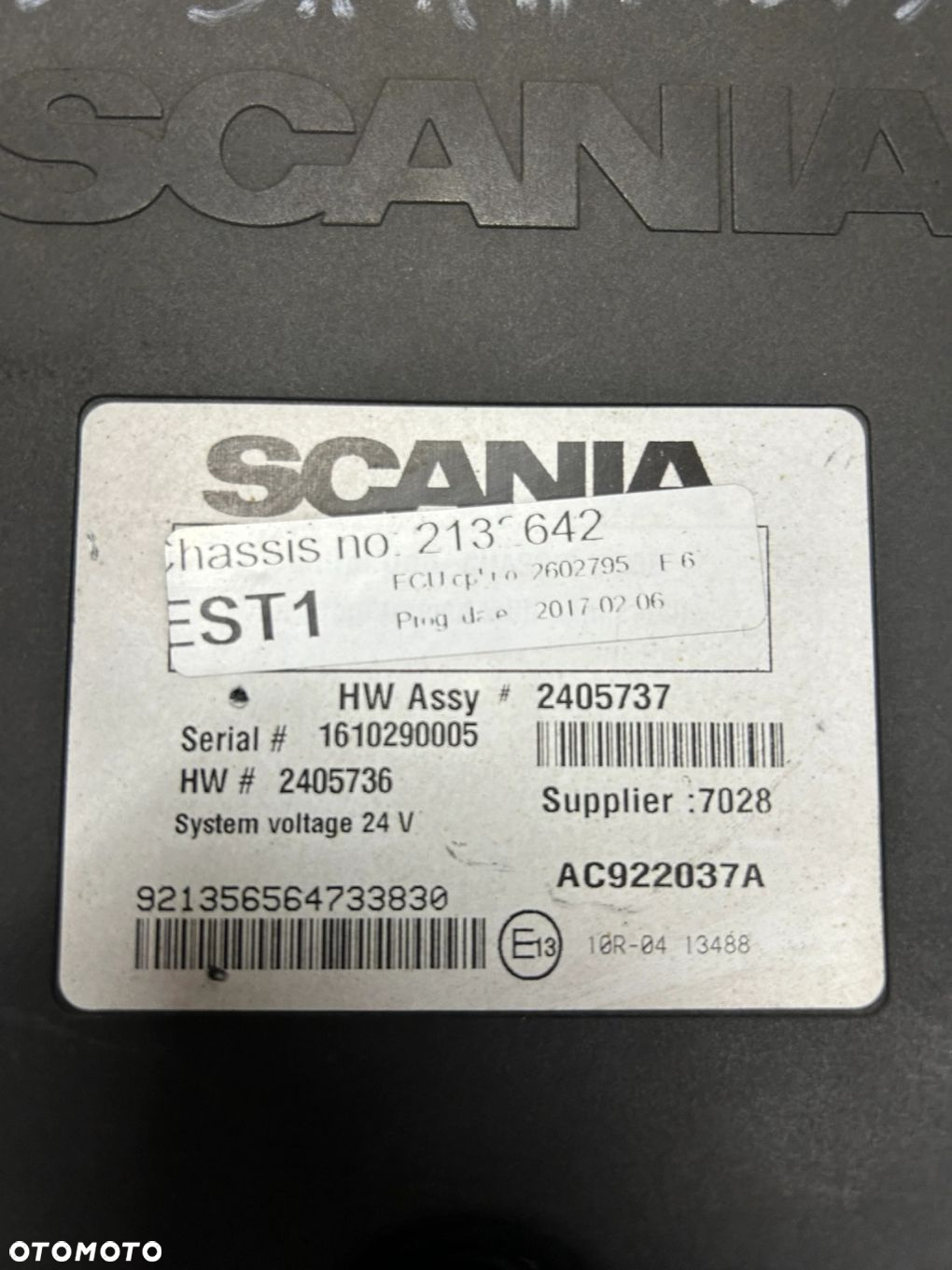 STEROWNIK OSI SKRĘTNEJ EST 1 SCANIA NTG - 2