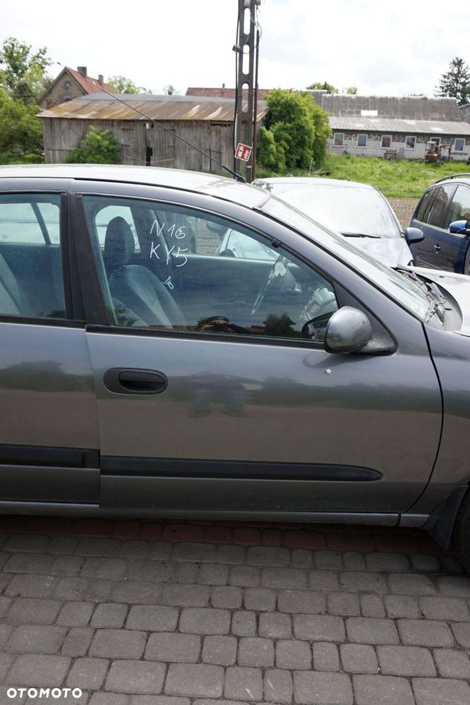 DRZWI PRZEDNIE PRAWE ALMERA II N16 LIFT 5D HB KY5  SZARY NISSAN 2003-2006 - 1