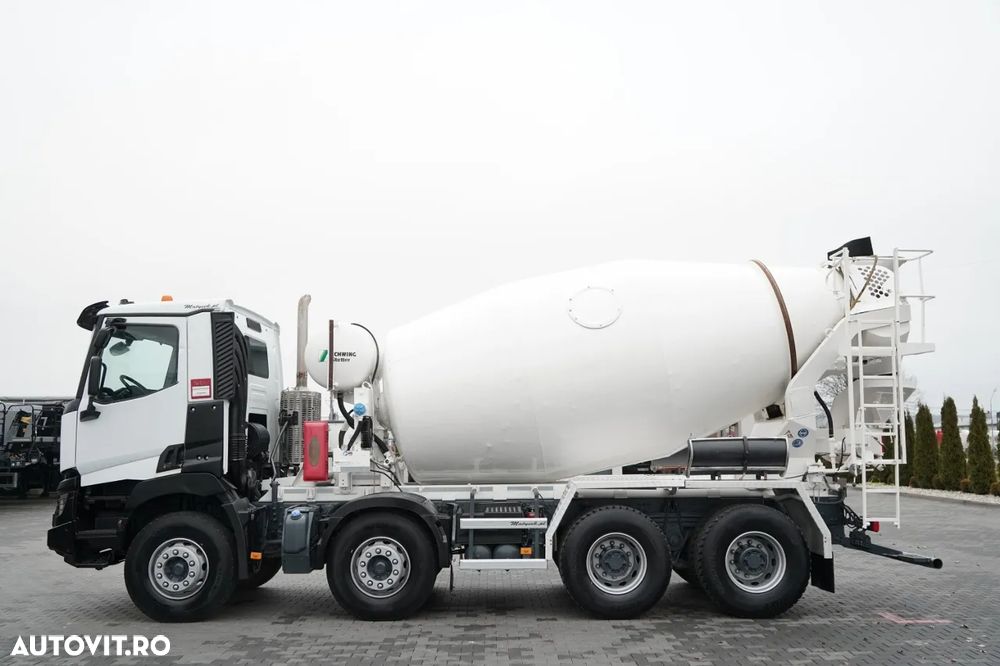 Renault C 380 / 8X4 / BETONIERĂ / USCĂTOR / SCHWING STETTER 9 M3 / EURO 6 / - 2